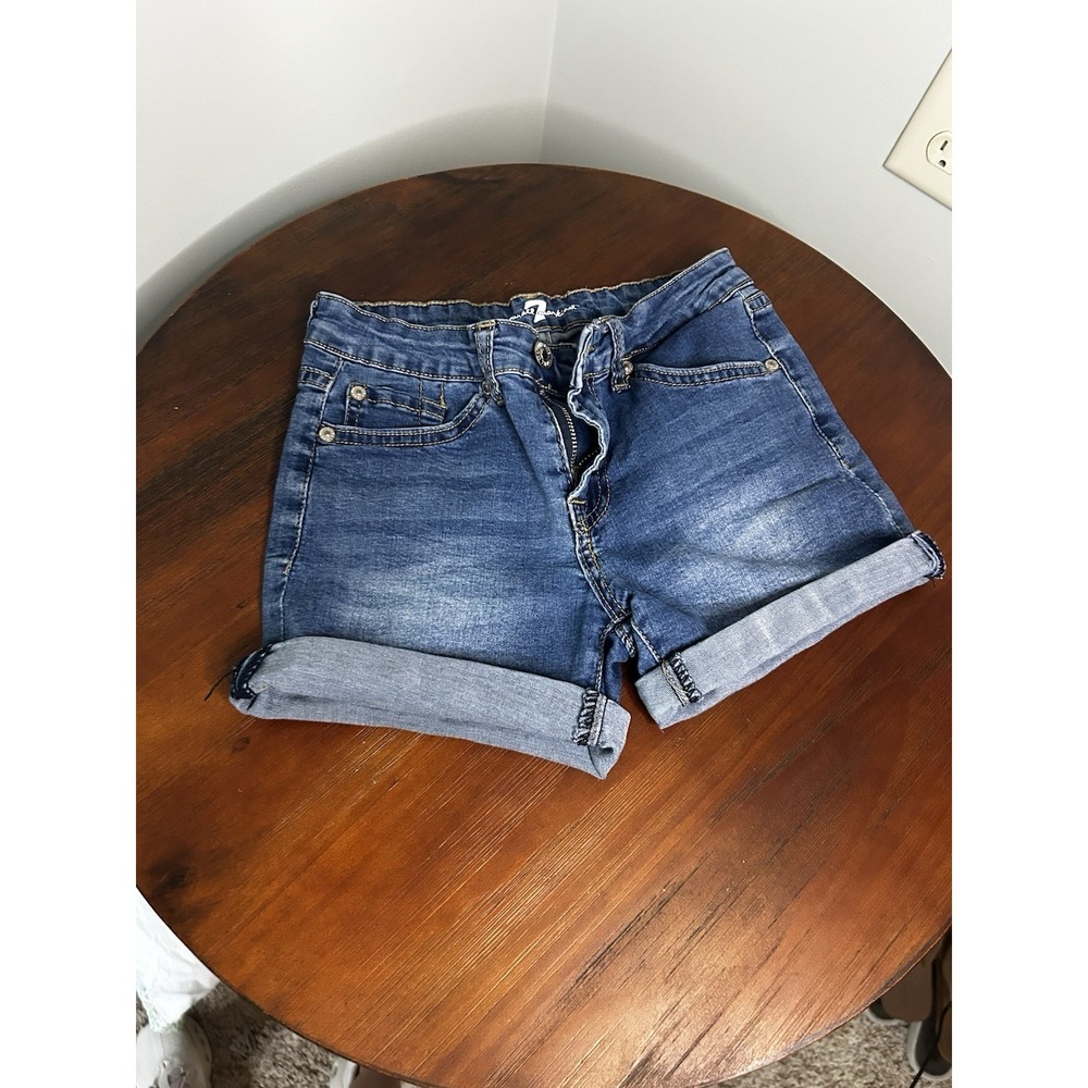 7 For All Mankind Shorts Jean 10 Girls Denim